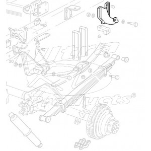 00332858  -  Hanger - Rear Spring, Rear